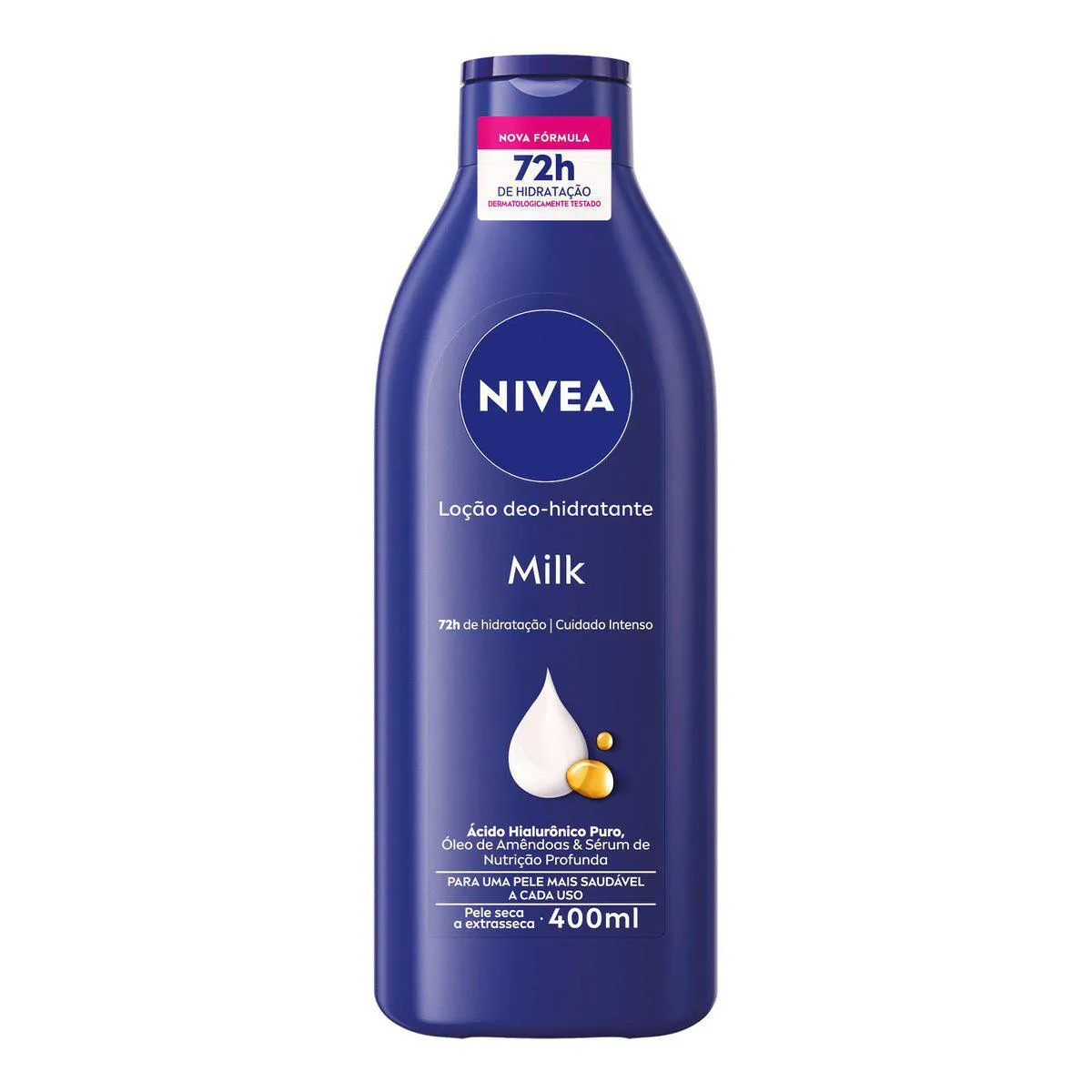 Loção Hidratante Corporal Nivea Milk Pele Seca a Extrasseca 400ml
