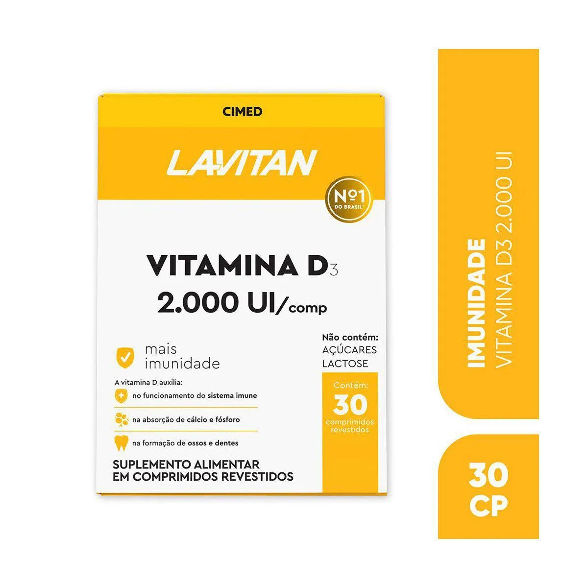 Vitamina D 2.000UI Lavitan 30 comprimidos